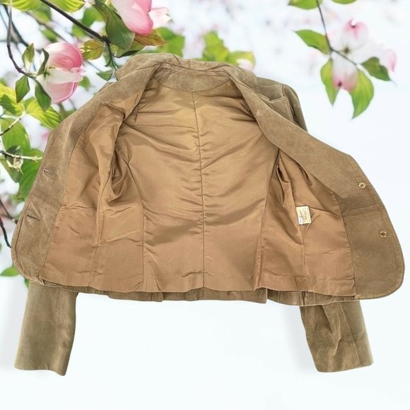 SUEDE Tan Blazer - Picture 3 of 8